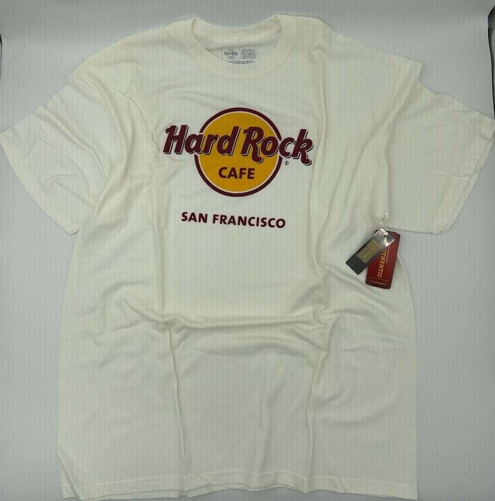 Vintage Hard Rock Cafe San Francisco Classic Logo T-Shirt White Size XL